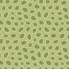 Leopard Frog Spots Medium Scale - Lime Green, Olive Green