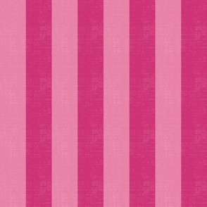Basic Stripes (1" Stripes) - Pantone Aurora Pink and Pink Yarrow  (TBS216)