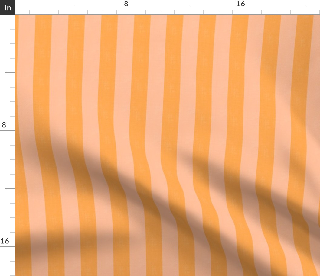Basic Stripes (1" Stripes) - Pantone Blazing Orange and Peach Fuzz  (TBS216)