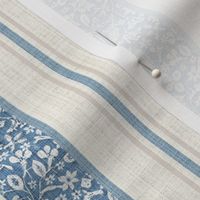 french blue tiny country stripe