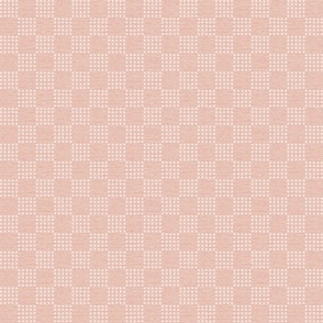 Checker Board washed terra cotta pink