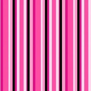 hot pink stripes