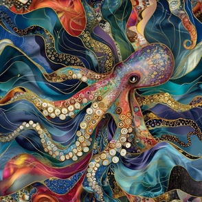 Fantastical Octopus Fabric Wonderland