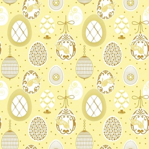 The Gilded Eggs Yellow Small