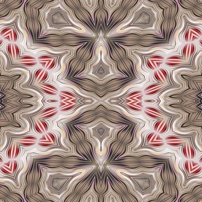 brown red ornament abstract pattern 