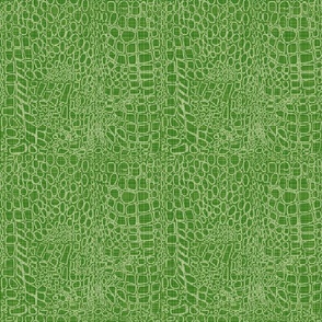 Croc - Retro Green Grid