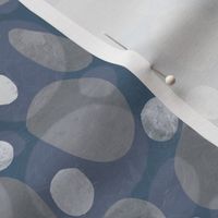 Modern Abstract Coastal Chic Seaglass - Neutral Gray and White - Large