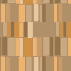 Warm minimalism block shapes brown