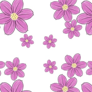Pink Daisies - Maxi
