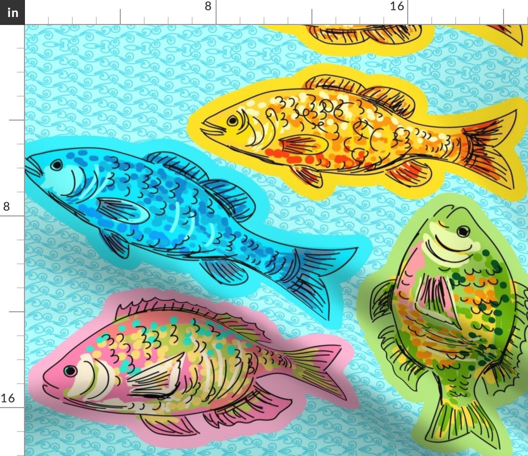 Cut and Sew Fish Plushie Pillows