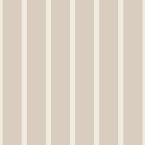 Hickory Stripes in beige grey neutral nude and off white awning stripe circus