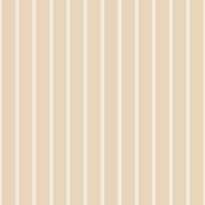 Japandi pinstripe in golden beige  off white hickory stripes