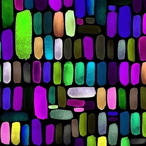 Mosaic: candies (black)