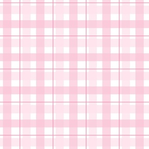 Lovely pastel pink checkered pattern design.