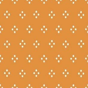 Diamond Dots / orange yellow / cute and playful coordinate pattern design with dots farm vibes | Happy Easter Collection