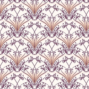 Anya Art Deco Arches (Small Scale) in the .. Colour way from the Japanese Anemone Collection.