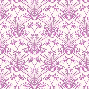 Anya Art Deco Arches (Small Scale) in the Pink Lady Lemonade Colour way from the Japanese Anemone Collection.