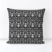 Black and White Damask Design