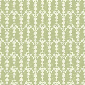 Pretty Green Damask Design