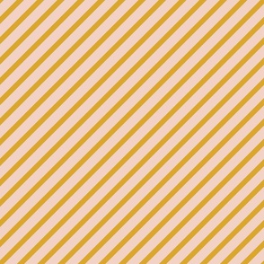 warm minimalism diagonal stripes l gold on pink