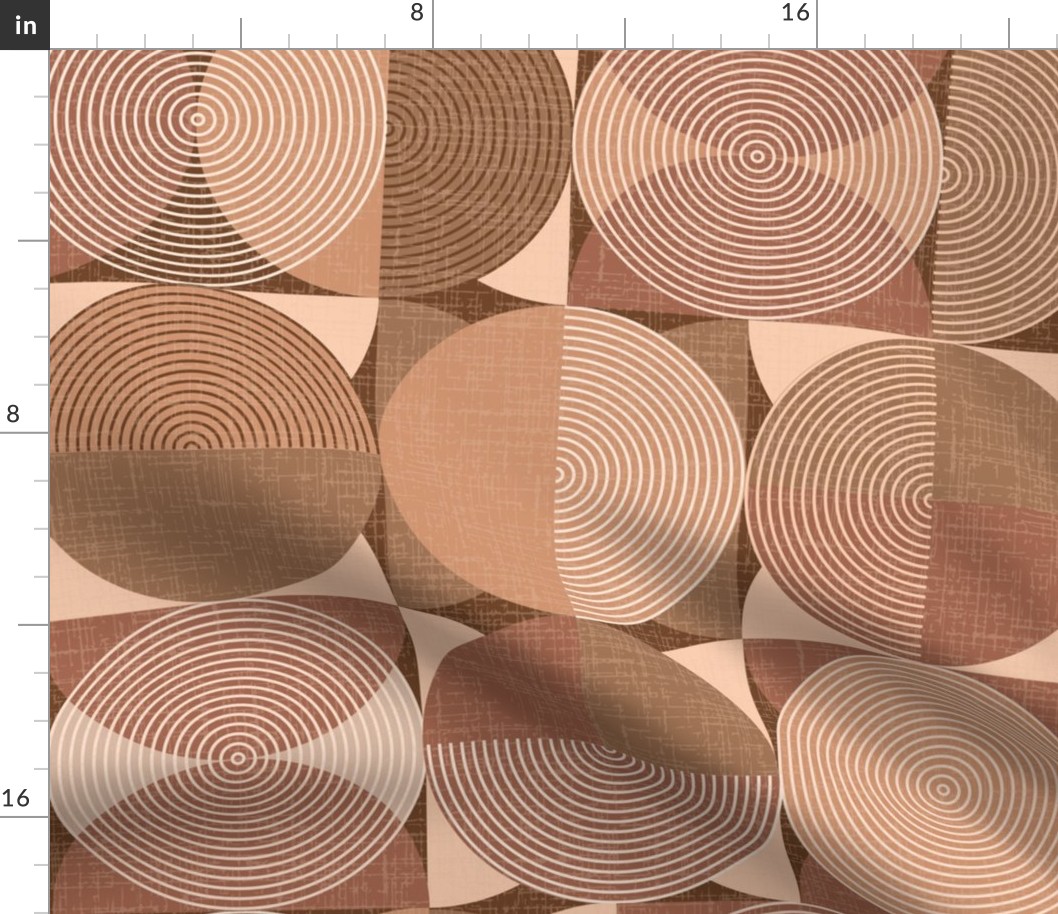 ( L ) terracotta circles