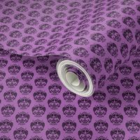 Small Damask Style Purple Grapes