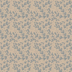 Leaves-C-Small-Blue-Beige