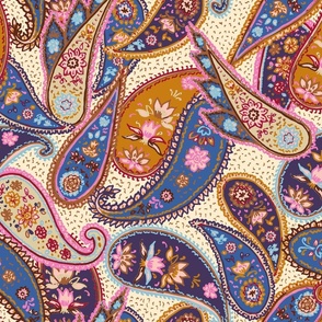 Multicolour Bohemian Paisley