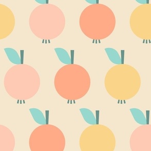 Kitschy-pastel-candy-pink-orange-yellow-apples-with-soft-blue-foliage-L-large