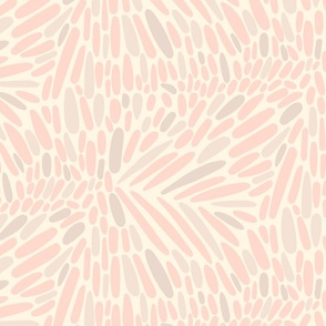 Abstract Petal Burst in Pastel Pink Tones