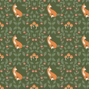 Fox in a Berry Patch