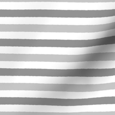 1/2 inch Tonal Grey Stripes Horizontal