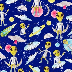 Friendly Aliens in space