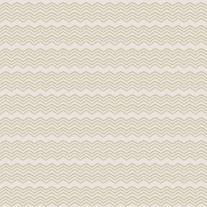 Zig zag or chevron design in light olive green on a light green background, mid century modern style