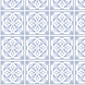 Blue,pale,Mediterranean,mosaic tiles 