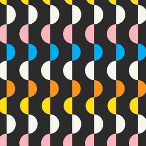 Bold Mixed Vertical Wave Stripe
