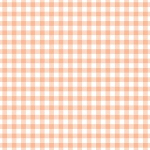 Light pink Gingham plaid 1/4 inch | Medium 