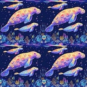 Psychedelic Manatees 1