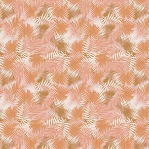 Vintage Palm Leaves - Tropical Nature in Blush Shades / Medium