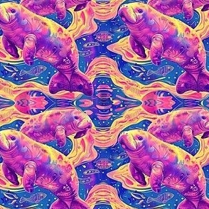Psychedelic Manatees 4