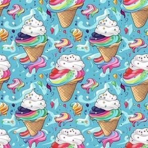 Ice Cream Cones abstract