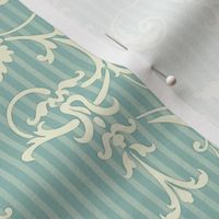 Darcy Island Damask Anderson Blue Medium 