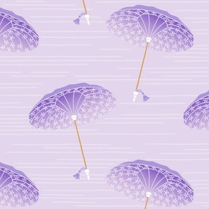 Pretty purple parasols (large)