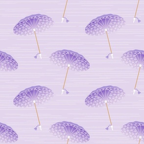 Pretty purple parasols (medium)