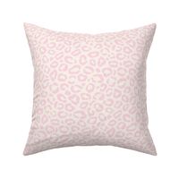 Pink Leopard Print {Pale Pink on Cream Off White} Animal Spots 