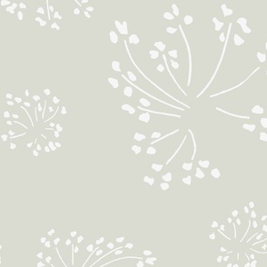 Dandelion-Dance-off white, green