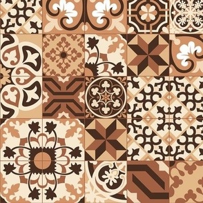 spanish tiles - neutral - medium