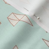 Retro Mint Triangles