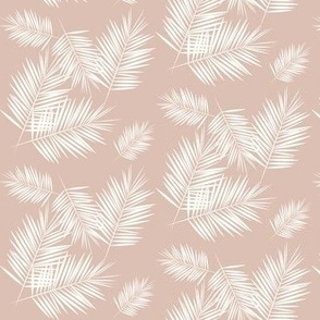 palm fronds blush - medium scale 