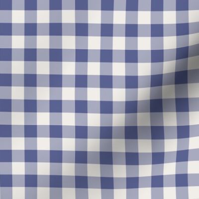 Gingham - blueberry